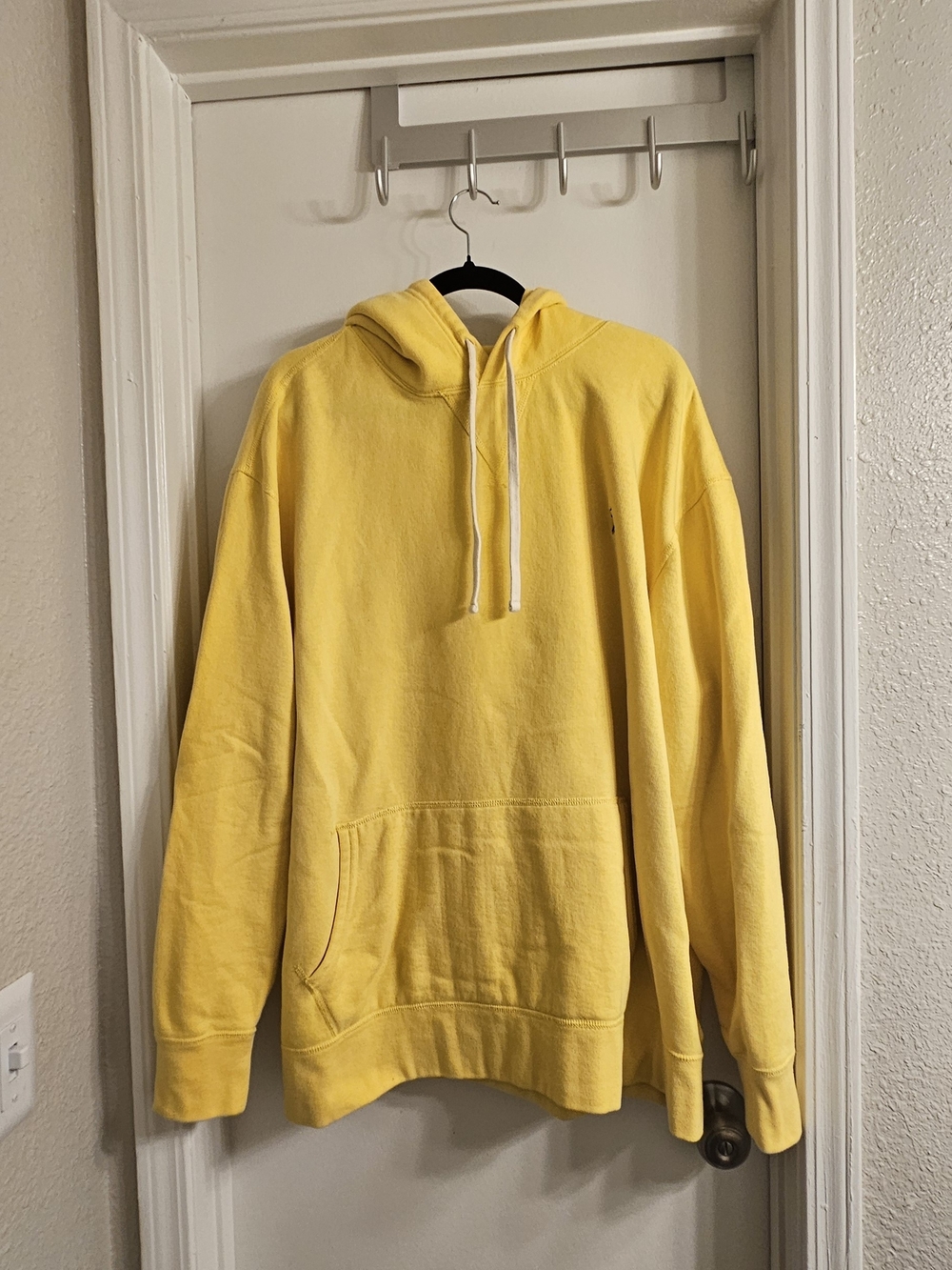 Polo Ralph Lauren Yellow Pullover Hoodie Size 3XLT